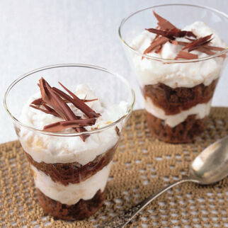 Bananen-Schichtcreme im Glas Bananen-Schichtcreme im Glas