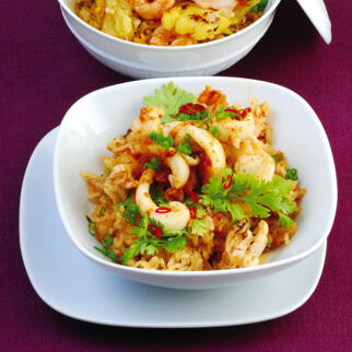 Roter Calamari-Reis Roter Calamari-Reis
