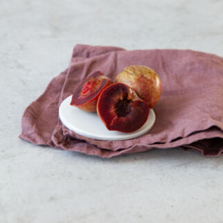 Rot-grüne Pflaume Rot-grüne Pflaume