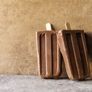 Schokoladen-Eis Schokoladen-Eis