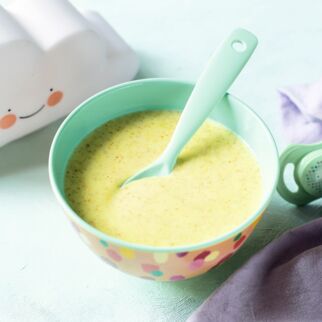 Dinkel-Mango-Brei Dinkel-Mango-Brei