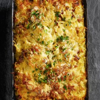 Schinkenfleckerl-Auflauf Schinkenfleckerl-Auflauf