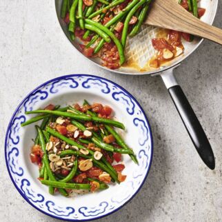 Grüne Bohnen mit Tomaten Grüne Bohnen mit Tomaten