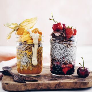 Chia-Pudding mit Fruchttopping Chia-Pudding mit Fruchttopping