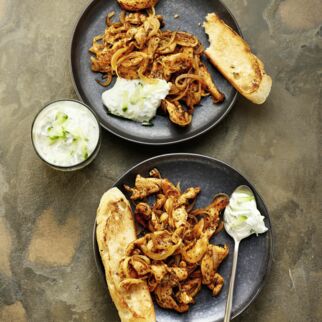 Hähnchen-Gyros mit Zaziki Hähnchen-Gyros mit Zaziki