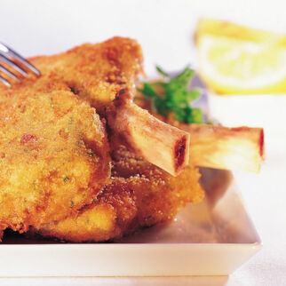 Panierte Kalbskoteletts Panierte Kalbskoteletts