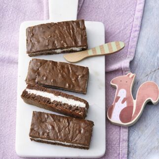 Haselnuss-Schoko-Schnitten Haselnuss-Schoko-Schnitten