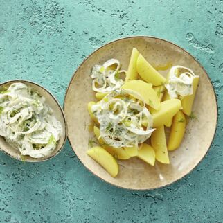 Kartoffeln mit Fenchel-Zaziki Kartoffeln mit Fenchel-Zaziki
