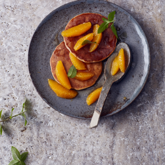 Vegane Nuss-Pancakes Vegane Nuss-Pancakes