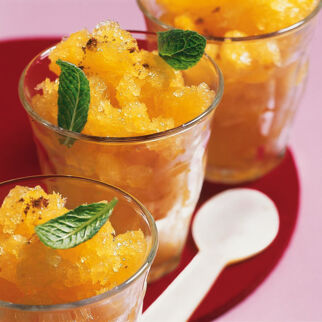 Orangen-Limetten-Granita Orangen-Limetten-Granita