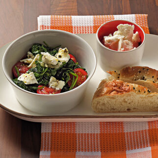 Spinat mit Feta Spinat mit Feta