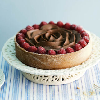 Schoko-Himbeer-Tarte Schoko-Himbeer-Tarte