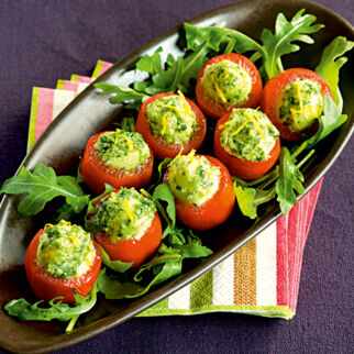 Cocktailtomaten mit Mozzarella Cocktailtomaten mit Mozzarella