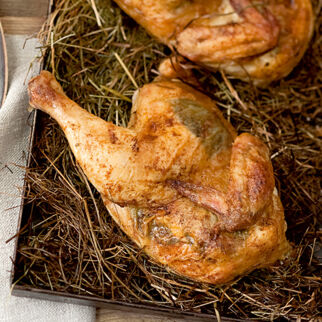 Hähnchen im Heu Hähnchen im Heu