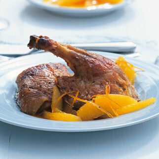 Ente mit Orangen Ente mit Orangen