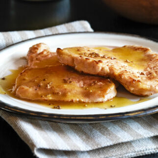 Kalbsschnitzel mit Zitronensauce Kalbsschnitzel mit Zitronensauce
