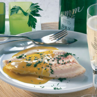 Kabeljaufilet in Senfbutter Kabeljaufilet in Senfbutter