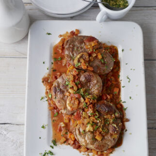 Ossobuco mit Bärlauch-Gremolata Ossobuco mit Bärlauch-Gremolata