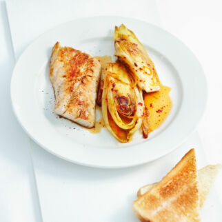 Seelachsfilets mit Chicorée Seelachsfilets mit Chicorée