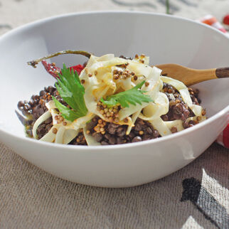 Lauwarmer Linsensalat Lauwarmer Linsensalat