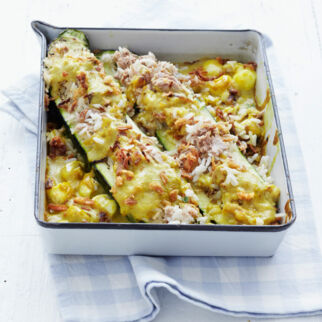 Zucchini mit Thunfisch-Reis Zucchini mit Thunfisch-Reis