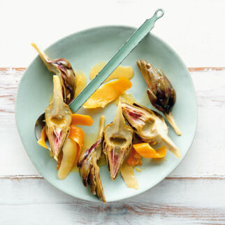 Geschmorte Artischocken Geschmorte Artischocken