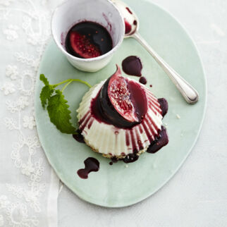 Hugo-Törtchen mit Feigen Hugo-Törtchen mit Feigen