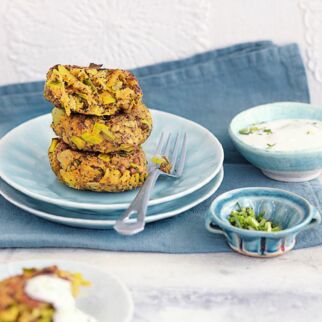 Linsen-Lauch-Frikadellen Linsen-Lauch-Frikadellen