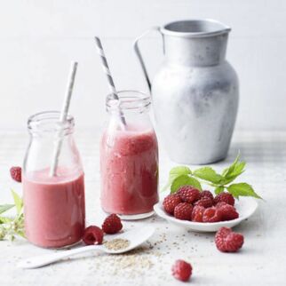 Himbeer-Sesam-Smoothie Himbeer-Sesam-Smoothie