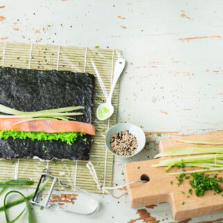 Sushi selber machen Sushireis Nigiri und Hoso Maki Sushi selber machen Sushireis Nigiri und Hoso Maki