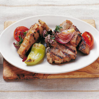 Gegrillte Lammkoteletts Gegrillte Lammkoteletts