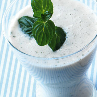 Bananen-Minze-Milch Bananen-Minze-Milch