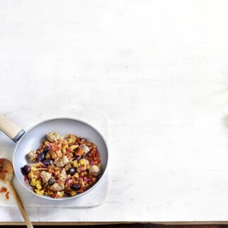 Wurst-Auberginen-Pfanne Wurst-Auberginen-Pfanne