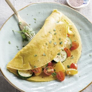 Kichererbsen-Omelett Kichererbsen-Omelett