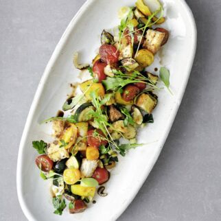 Warmer Fladenbrotsalat Warmer Fladenbrotsalat