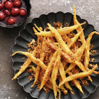 Schupfnudeln mit Kirschen Schupfnudeln mit Kirschen