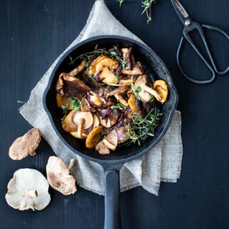 Topinambur-Shiitake-Pfanne Topinambur-Shiitake-Pfanne