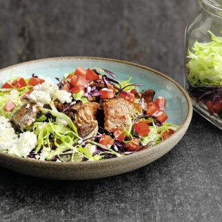 Fleischsalat Kebab-Style Fleischsalat Kebab-Style
