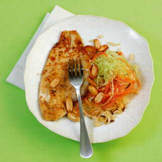 Schollenfilets mit Spitzkohl-Reis Schollenfilets mit Spitzkohl-Reis