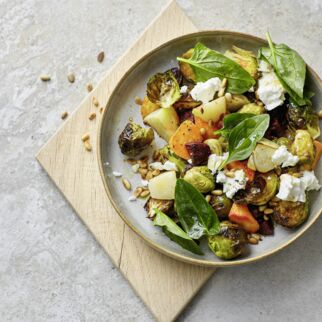 Ofengemüsesalat mit Feta