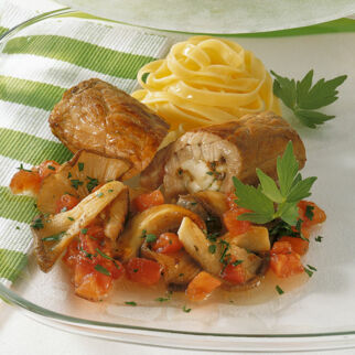 Fleischröllchen mit Balsamico Fleischröllchen mit Balsamico