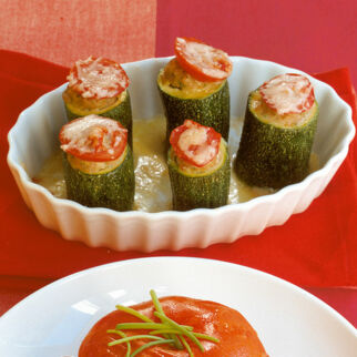 Gefüllte Zucchini Gefüllte Zucchini