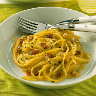 Spaghetti alla carbonara Spaghetti alla carbonara