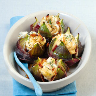 Ziegenkäsefeigen mit Honig Ziegenkäsefeigen mit Honig