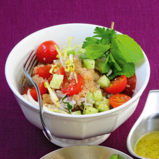 Amaranth-Salat nach Taboulé-Art Amaranth-Salat nach Taboulé-Art