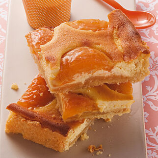 Aprikosen-Quark-Blechkuchen Aprikosen-Quark-Blechkuchen
