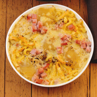 Sauerkrautauflauf mit Spätzle Sauerkrautauflauf mit Spätzle