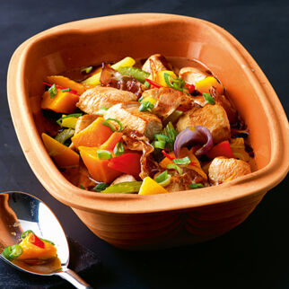 Kürbistopf mit Putenbrustfilet Kürbistopf mit Putenbrustfilet