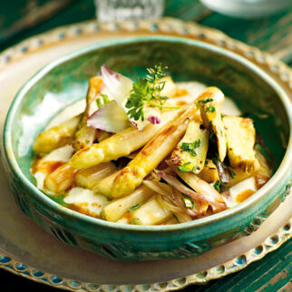 Spargel-Coulis mit Artischocken Spargel-Coulis mit Artischocken