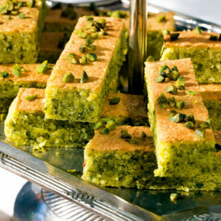 Pistazien-Mandel-Kuchen Pistazien-Mandel-Kuchen